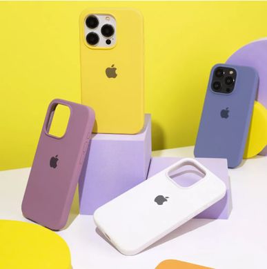 Чохол Silicone Case Full Protective AA для Apple iPhone 15 Pro Max Yellow фото