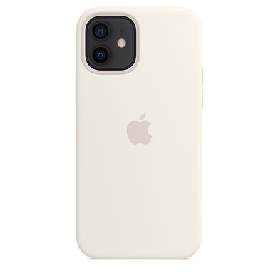 Чохол Apple Silicone case with MagSafe для iPhone 12 mini White AAA фото