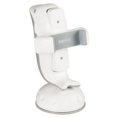 Автомобільний тримач для телефону Remax (OR) RM-C20 Dolphin білий White / Grey фото