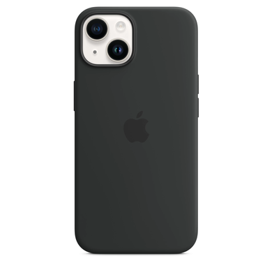 Чохол Silicone Case with Magsafe для iPhone 14 Midnight AAA фото