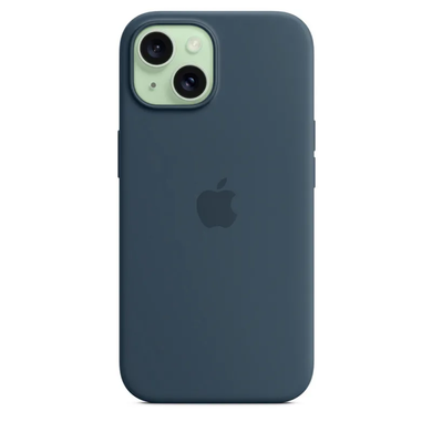 Чохол Silicone Case with MagSafe для Apple iPhone 15 Soft Mint AAA фото
