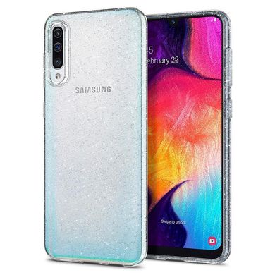 Чехол силиконовый Spigen Original для Samsung Galaxy A50/A50s/A30s Liquid Crystal Glitter прозрачный Clear фото