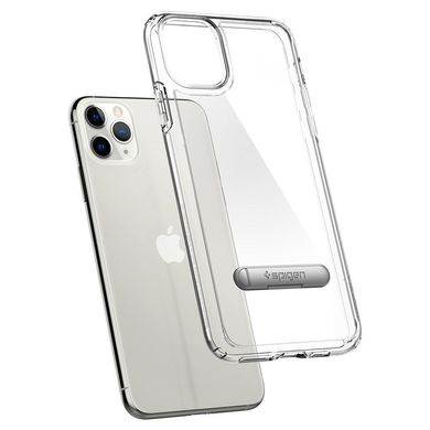 Чехол противоударный Spigen Original Ultra Hybrid S с подставкой для iPhone 11 Pro прозрачный Crystal Clear фото