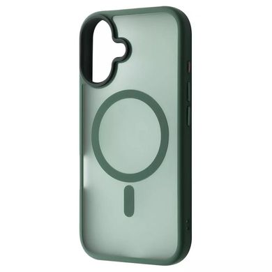 Чехол WAVE Matte Insane Case with MagSafe iPhone 16 Green фото