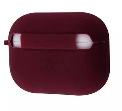 Чохол Silicone Case Full for Airpods 3 (bordo) фото