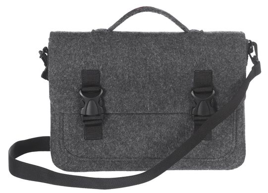Фетровий чохол-сумка Gmakin для MacBook Air / Pro 13.3 чорний з ручками (GS17) Black фото