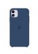 Чехол силиконовый soft-touch ARM Silicone Case для iPhone 11 синий Blue Cobalt
