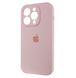 Чехол Silicone Case Full Camera Protective (AA) для Apple iPhone 14 Pro (Розовый / Chalk Pink)