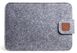Фетровый чехол Gmakin для Macbook New Air 13 (2018-2020) серый (GM55-13New) Gray