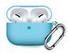 Чохол Silicone Case with Carabiner для Apple AirPods Pro 2 Sky Blue фото
