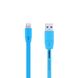 USB Cable Remax (OR) Full Speed RC-001i Lightning Blue 1m (5-010)