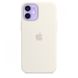 Чохол Apple Silicone case with MagSafe для iPhone 12 mini White AAA