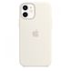 Чехол Apple Silicone case with MagSafe для iPhone 12 mini White AAA