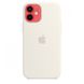 Чохол Apple Silicone case with MagSafe для iPhone 12 mini White AAA