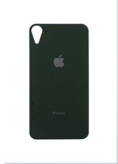 Скло захисне на задню панель кольорове глянсове для iPhone Xr Dark Green фото