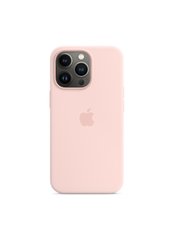 Чохол силіконовий soft-touch Apple Silicone case with MagSafe для iPhone 13 Pro рожевий Chalk Pink фото
