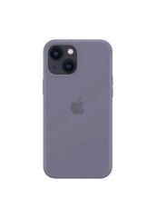 Чехол силиконовый soft-touch ARM Silicone Case для iPhone 13 серый Lavender Gray фото