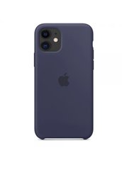 Чохол силіконовий soft-touch Apple Silicone Case для iPhone 11 синій Midnight Blue фото