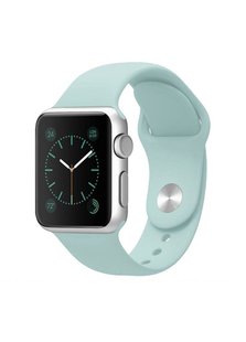 Ремешок Sport Band для Apple Watch 42/44mm силиконовый мятный спортивный size(s) ARM Series 5 4 3 2 1 Jewel Green фото