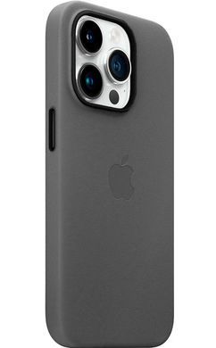 Чохол Leather Case with Magsafe для Apple iPhone 14 Pro Saddle Brown AAA фото