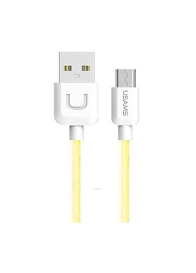 USB Кабель Micro-Usb Usams U-Turn Yellow (US-SJ098) 1m фото