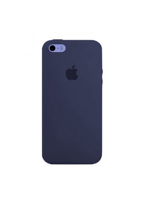 Чохол силіконовий soft-touch RCI Silicone Case для iPhone 5 / 5s / SE сінйі Midnight Blue фото