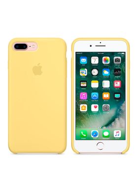 Чохол силіконовий soft-touch Apple Silicone case для iPhone 7 Plus / 8 Plus жовтий Pollen фото