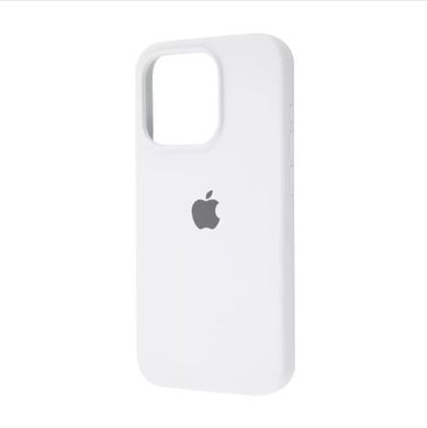 Чохол Silicone Case Full iPhone 15 Pro Max White фото