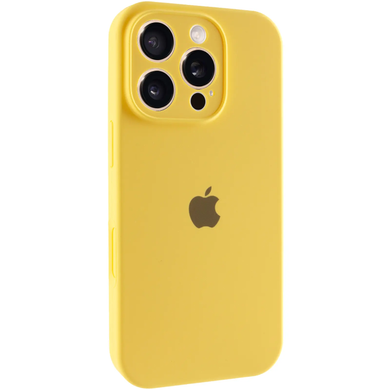 Чехол Silicone Case Full Camera Protective AA для Apple iPhone 14 Pro Yellow фото