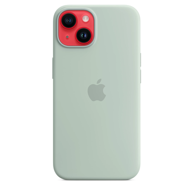 Чохол Apple Silicone case with MagSafe для iPhone 14 Pro Succulent AAA фото
