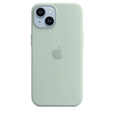 Чохол Silicone Case with Magsafe для iPhone 14 Succulent AAA фото