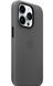 Чохол Leather Case with Magsafe для Apple iPhone 14 Pro Dark Gray AAA
