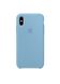 Чохол силіконовий soft-touch Apple Silicone case для iPhone X / Xs блакитний Cornflower фото