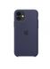 Чохол силіконовий soft-touch Apple Silicone Case для iPhone 11 синій Midnight Blue