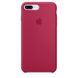 Чохол силіконовий soft-touch ARM Silicone case для iPhone 7 Plus / 8 Plus червоний Rose Red