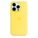 Чехол Apple Silicone case with MagSafe для Apple iPhone 14 Pro Canary Yellow AAA