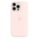 Чохол Silicone case with MagSafe для iPhone 15 Pro Light Pink AAA