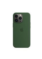 Чехол силиконовый soft-touch Apple Silicone case для with MagSafe iPhone 13 Pro зеленый Clover Green фото