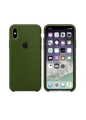 Чохол силіконовий soft-touch RCI Silicone case для iPhone Xs Max зелений Army Green фото