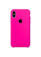 Чохол силіконовий soft-touch ARM Silicone case для iPhone Xs Max рожевий Barbie Pink фото