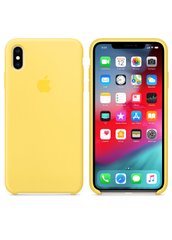 Чохол силіконовий soft-touch Apple Silicone case для iPhone X / Xs жовтий Canary Yellow фото