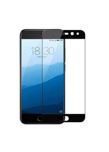 Защитное стекло с рамкой на Meizu Pro 7(black) фото