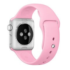 Ремешок Sport Band для Apple Watch 42/44mm силиконовый розовый спортивный ARM Series 6 5 4 3 2 1 Pink фото