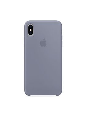 Чохол силіконовий soft-touch RCI Silicone case для iPhone Xs Max сірий Lavender Gray фото