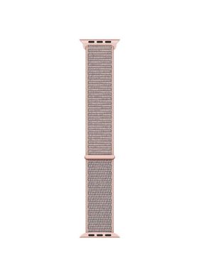 Ремінець Sport Loop для Apple Watch 42 / 44mm нейлоновий рожевий спортивний ARM Series 6 5 4 3 2 1 Pink Sand фото