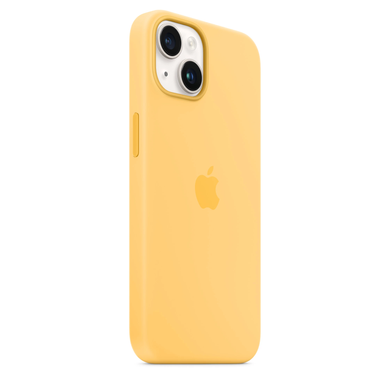 Чохол Silicone Case with Magsafe для iPhone 14 Sunglow AAA фото