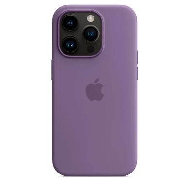 Чохол Apple Silicone case with MagSafe для iPhone 14 Pro Iris AAA фото