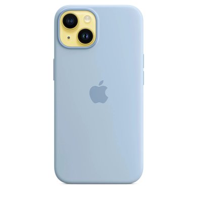 Чохол Silicone Case with Magsafe для Apple iPhone 14 Storm Blue AAA фото