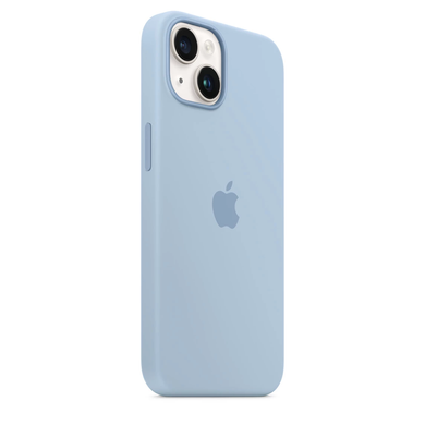 Чохол Silicone Case with Magsafe для Apple iPhone 14 Storm Blue AAA фото