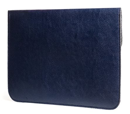 Кожаный чехол-конверт Gmakin для Macbook Air 13 (2012-2017) / Pro Retina 13 (2012-2015) синий (GM52) Blue фото